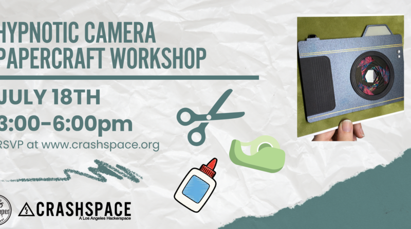 Hypnotic Camera Papercraft Workshop 1